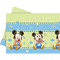 Los mejores  - Unique Party 71987 - Mantel de plástico para bebé Mickey Mouse- 1-8 x 1-2 m